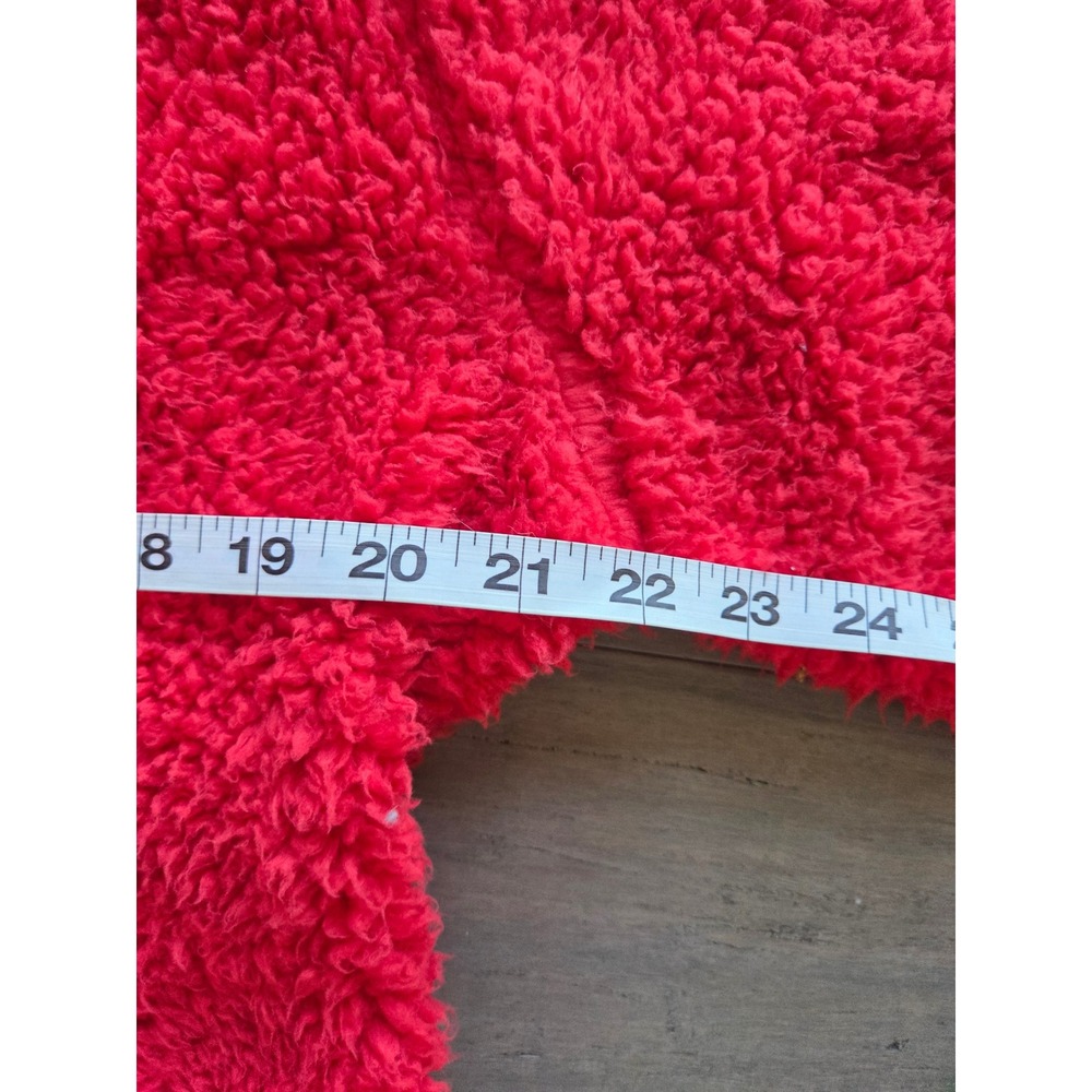 NFL Team Apparel Kansas City Chiefs Sherpa Fleece Hooded Union Suit Red Unisex - Picture 9 of 11